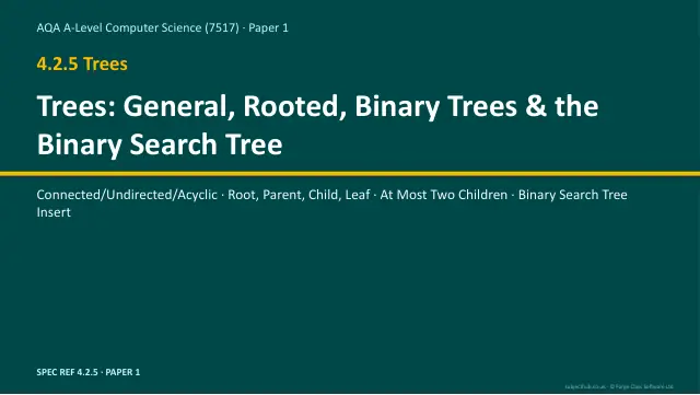 Page 1 of the Trees preview