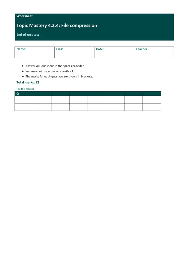 Page 1 of the File compression preview
