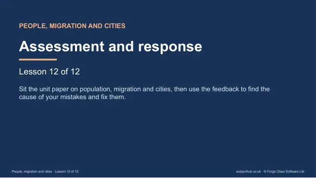 Page 1 of the Assessment and response preview